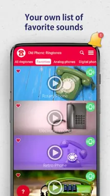 Old Phone Ringtones android App screenshot 2