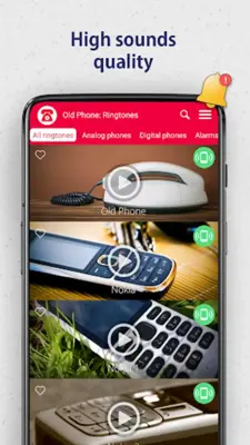 Old Phone Ringtones android App screenshot 7